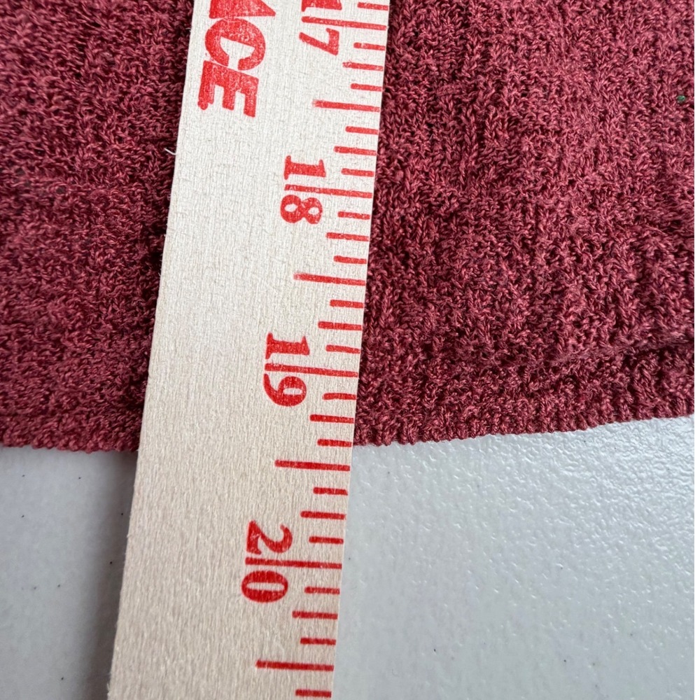 Eileen Fisher Organic Linen V-Neck Sweater Terracotta Red Medium F16GLE - Picture 5 of 6